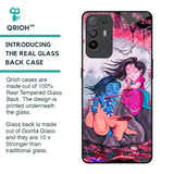 Radha Krishna Art Glass Case for Oppo F19 Pro Plus