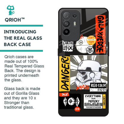 Galaxy Edge Glass Case for Oppo F19 Pro Plus