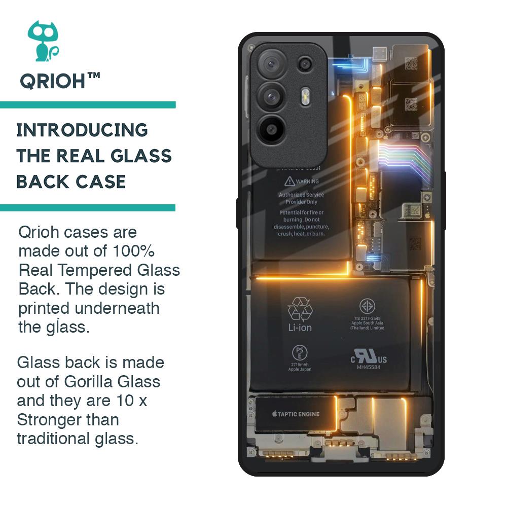 Glow Up Skeleton Glass Case for Oppo F19 Pro Plus