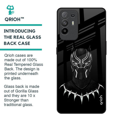 Dark Superhero Glass Case for Oppo F19 Pro Plus