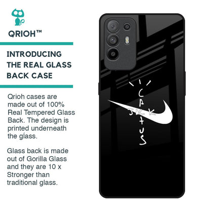 Jack Cactus Glass Case for Oppo F19 Pro Plus