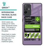 Run & Freedom Glass Case for Oppo F19 Pro Plus