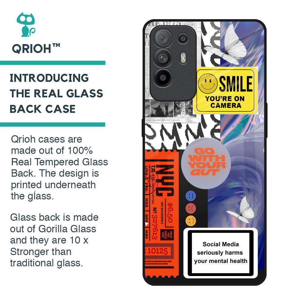 Smile for Camera Glass Case for Oppo F19 Pro Plus