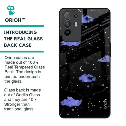 Constellations Glass Case for Oppo F19 Pro Plus