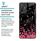 Heart Rain Fall Glass Case For Oppo F19 Pro Plus