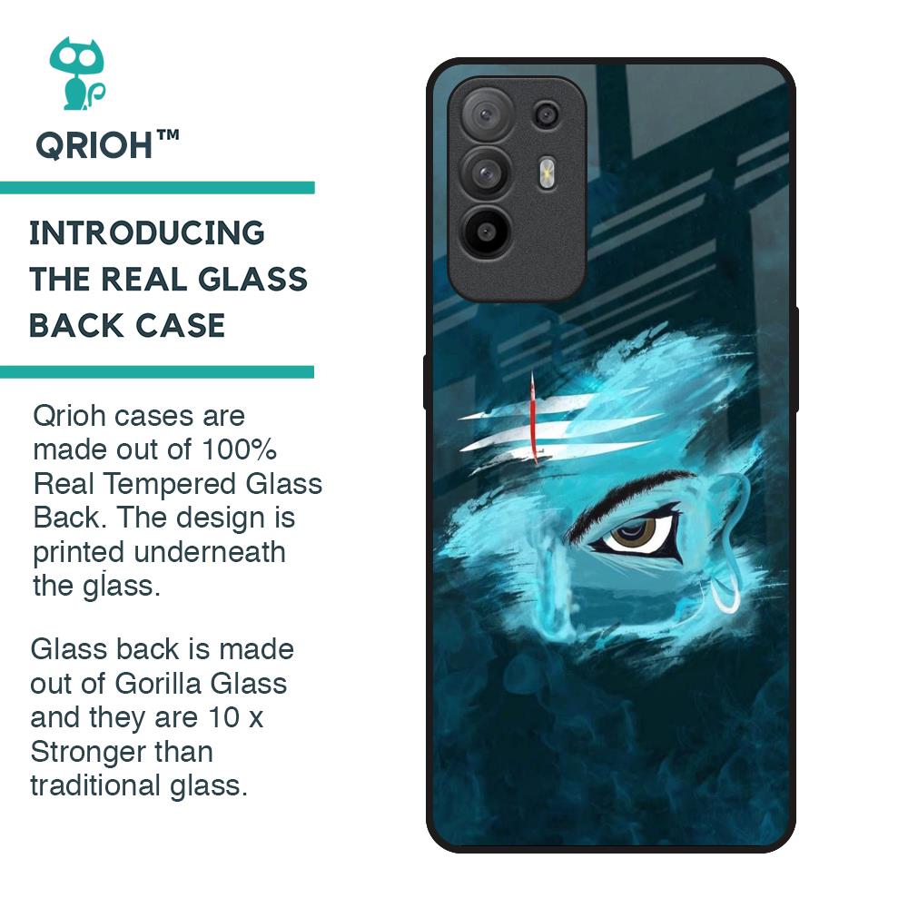 Power Of Trinetra Glass Case For Oppo F19 Pro Plus
