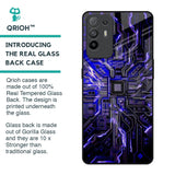 Techno Color Pattern Glass Case For Oppo F19 Pro Plus