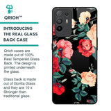 Floral Bunch Glass Case For Oppo F19 Pro Plus