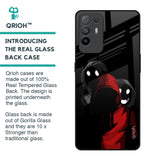 Shadow Character Glass Case for Oppo F19 Pro Plus