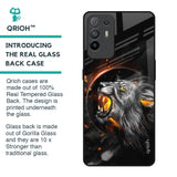 Aggressive Lion Glass Case for Oppo F19 Pro Plus