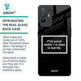 Dope In Life Glass Case for Oppo F19 Pro Plus