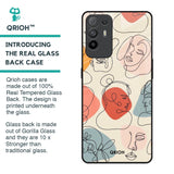 Abstract Faces Glass Case for Oppo F19 Pro Plus