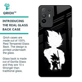 Monochrome Goku Glass Case for Oppo F19 Pro Plus