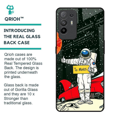 Astronaut on Mars Glass Case for Oppo F19 Pro Plus