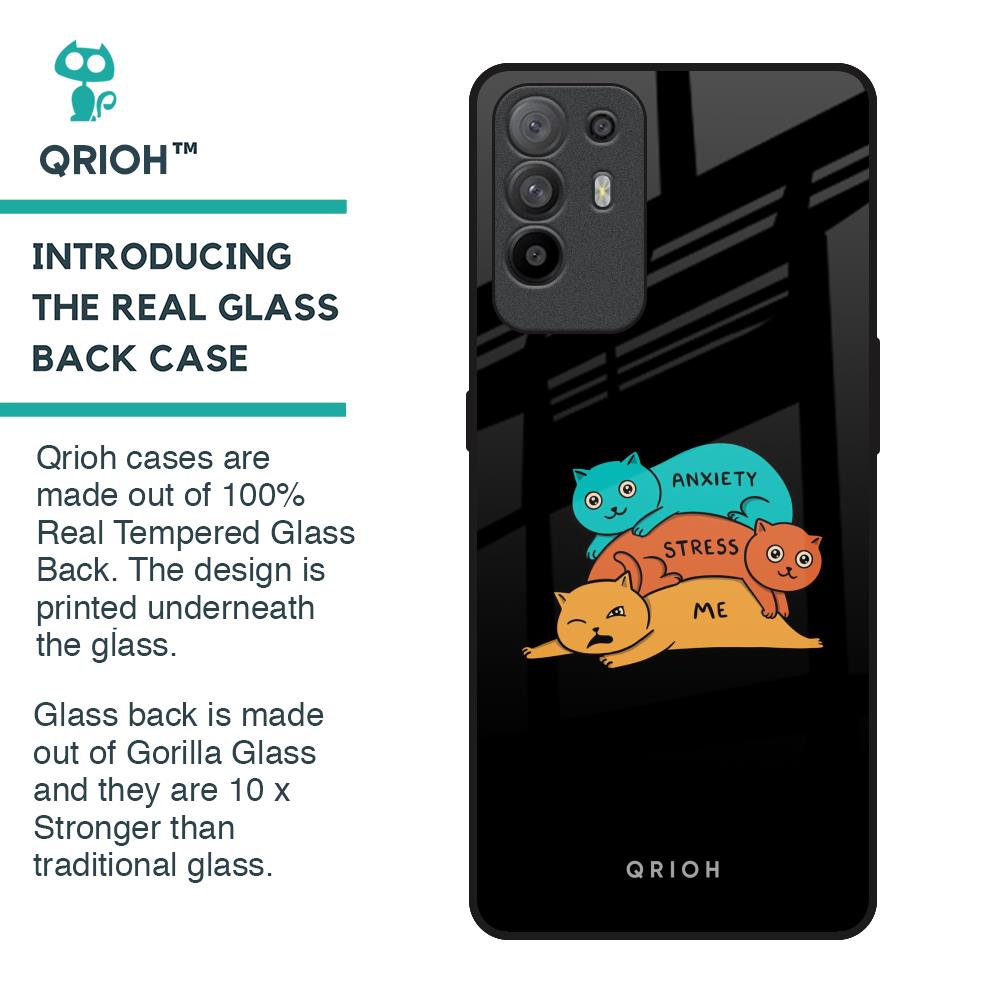 Anxiety Stress Glass Case for Oppo F19 Pro Plus