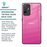 Pink Ribbon Caddy Glass Case for Oppo F19 Pro Plus