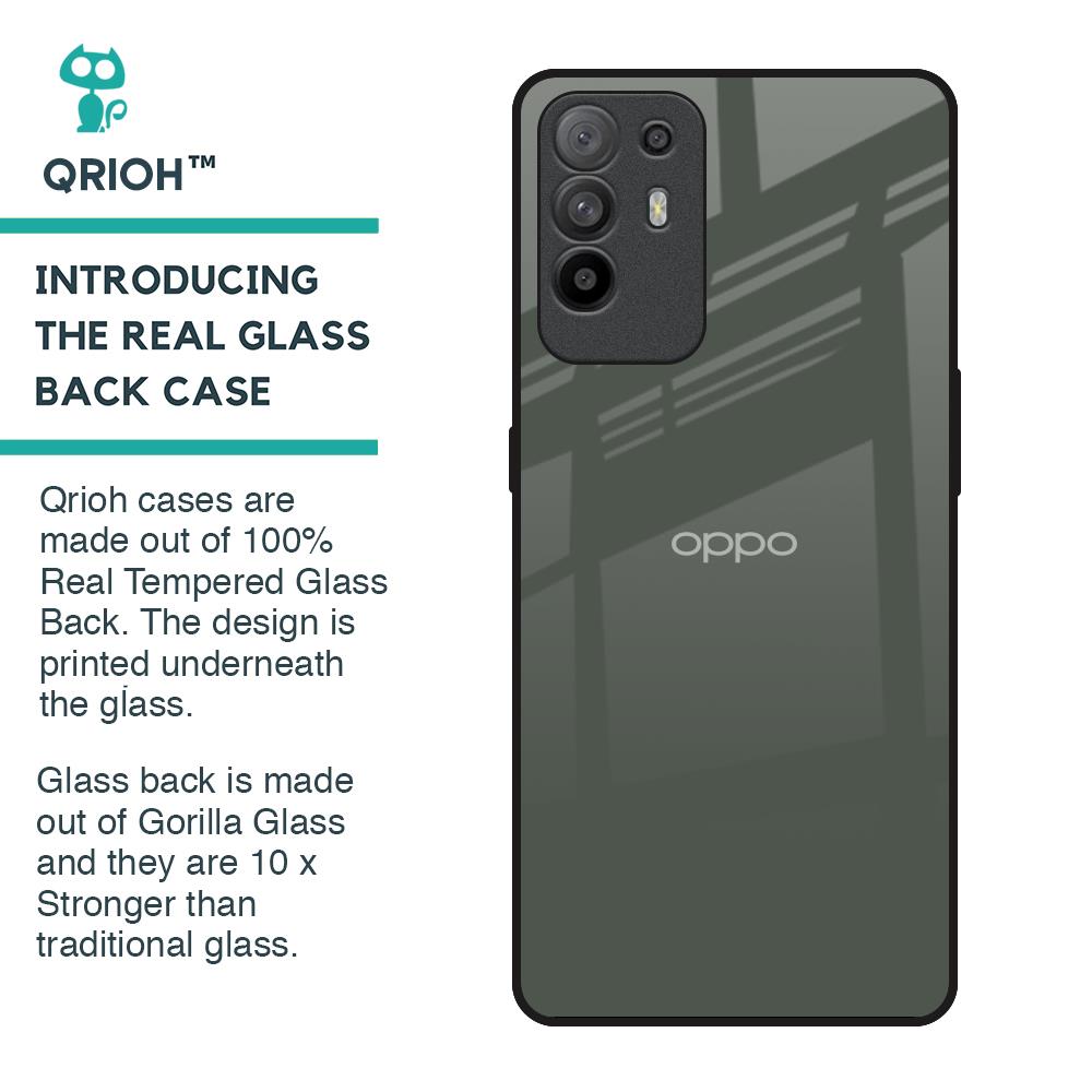 Charcoal Glass Case for Oppo F19 Pro Plus