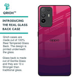 Wavy Pink Pattern Glass Case for Oppo F19 Pro Plus
