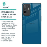Cobalt Blue Glass Case for Oppo F19 Pro Plus