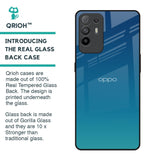 Celestial Blue Glass Case For Oppo F19 Pro Plus