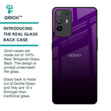 Harbor Royal Blue Glass Case For Oppo F19 Pro Plus