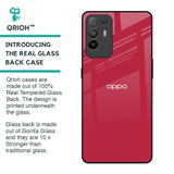 Solo Maroon Glass case for Oppo F19 Pro Plus