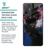 Smudge Brush Glass case for Oppo F19 Pro Plus