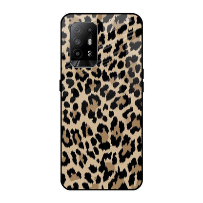 Leopard Seamless Oppo F19 Pro Plus Glass Cases & Covers Online
