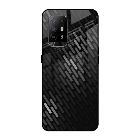 Dark Abstract Pattern Oppo F19 Pro Plus Glass Cases & Covers Online