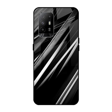 Black & Grey Gradient Oppo F19 Pro Plus Glass Cases & Covers Online