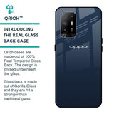 Overshadow Blue Glass Case For Oppo F19 Pro Plus