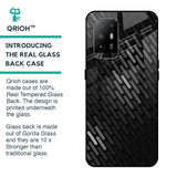 Dark Abstract Pattern Glass Case For Oppo F19 Pro Plus