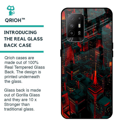City Light Glass Case For Oppo F19 Pro Plus