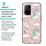 Balloon Unicorn Glass case for Oppo F19 Pro Plus