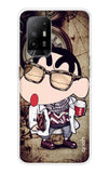 Nerdy Shinchan Oppo F19 Pro Plus Back Cover