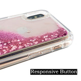 Rare Gems Pink Snow Globe Glitter case for iPhone