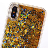 Gold Star Sparkle Glitter case for iPhone