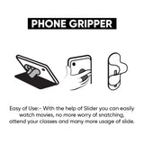 Accept The Mystery Glass case with Slider Phone Grip Combo