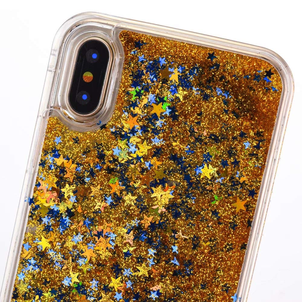 Gold Star Sparkle Glitter case for Vivo