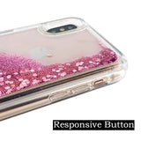 Wink eye Pink Snow Globe Glitter case for iPhone
