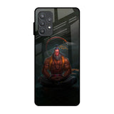 Lord Hanuman Animated Samsung Galaxy A52 Glass Back Cover Online