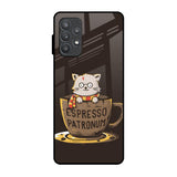 Tea With Kitty Samsung Galaxy A52 Glass Back Cover Online