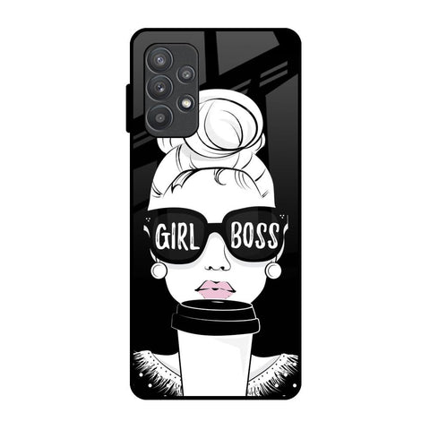 Girl Boss Samsung Galaxy A52 Glass Back Cover Online