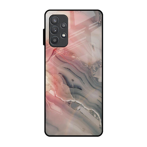 Pink And Grey Marble Samsung Galaxy A52 Glass Back Cover Online