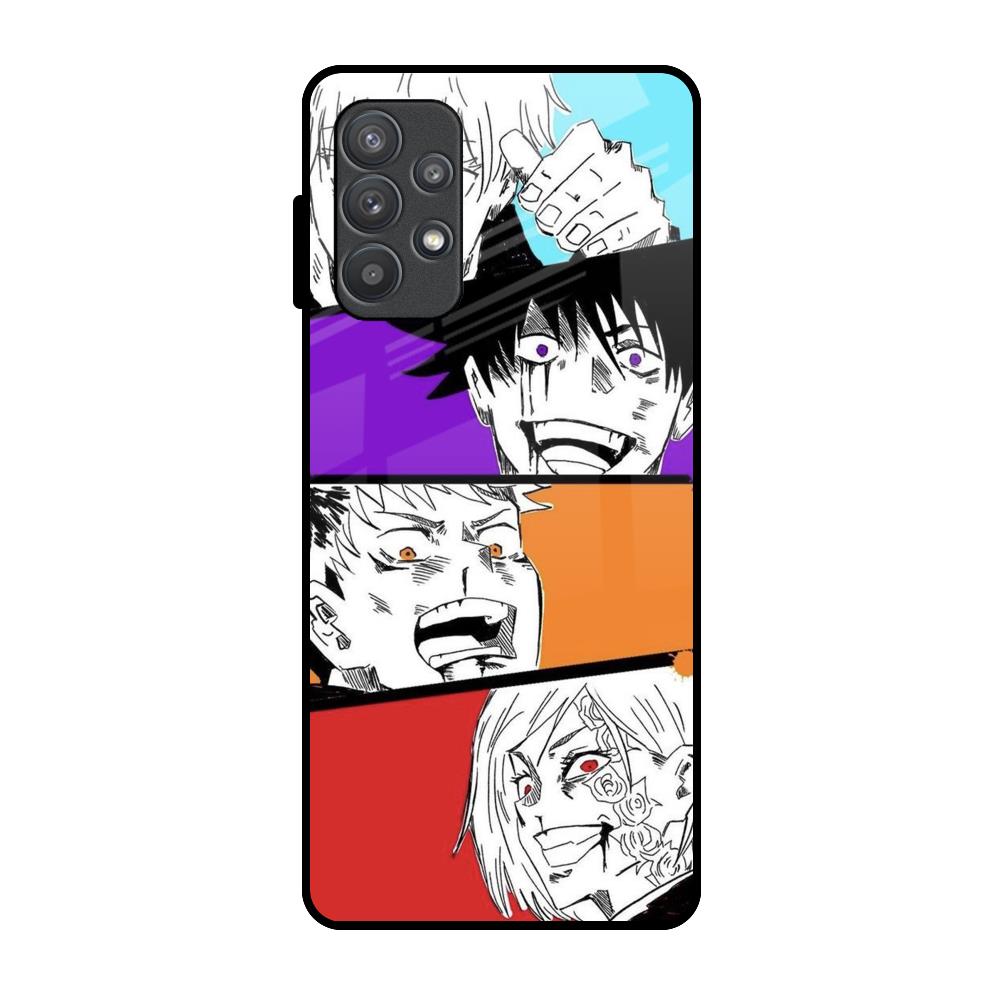 Anime Sketch Samsung Galaxy A52 Glass Back Cover Online