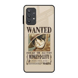 Luffy Wanted Samsung Galaxy A52 Glass Back Cover Online