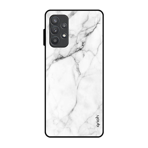 Modern White Marble Samsung Galaxy A52 Glass Back Cover Online