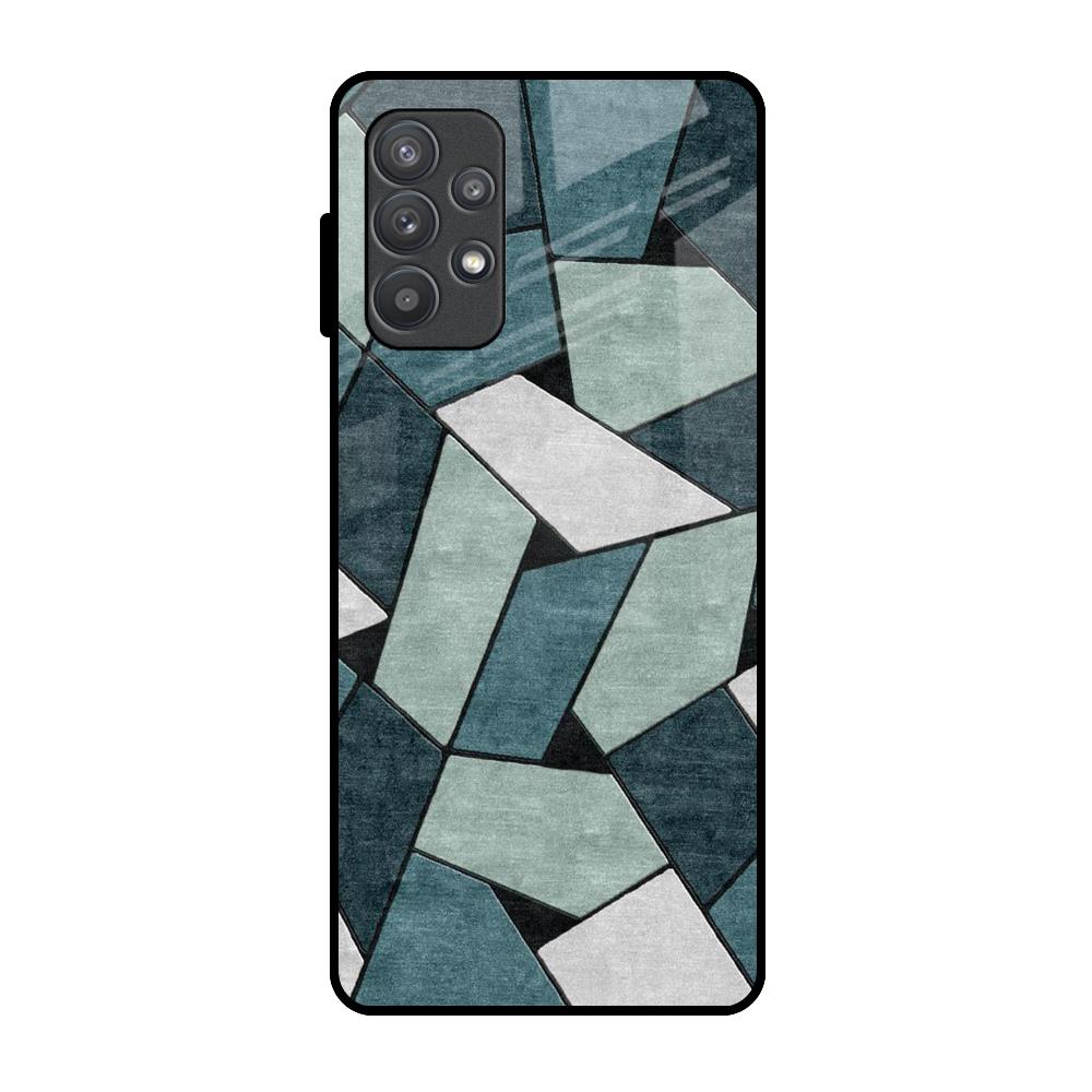 Abstact Tiles Samsung Galaxy A52 Glass Back Cover Online