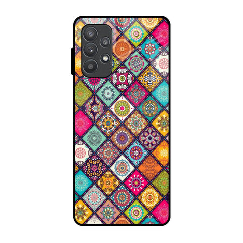 Multicolor Mandala Samsung Galaxy A52 Glass Back Cover Online