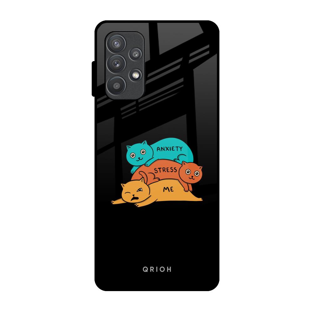 Anxiety Stress Samsung Galaxy A52 Glass Back Cover Online